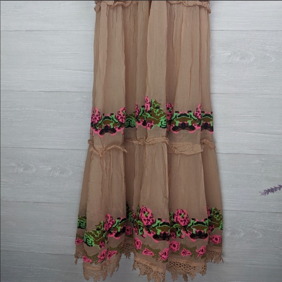 NWT Tularosa Coraline Embroidered Colorful Dress - Picture 4 of 7